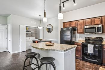 Gourmet kitchen island*